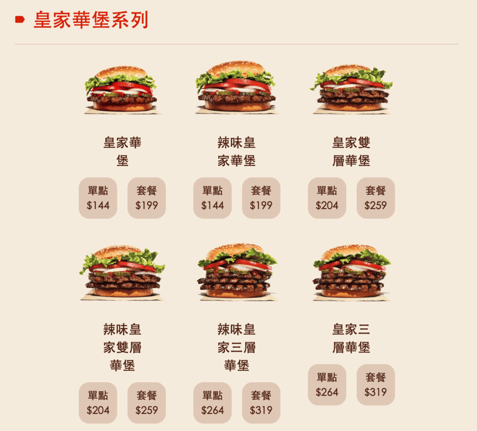 漢堡王優惠-漢堡王菜單