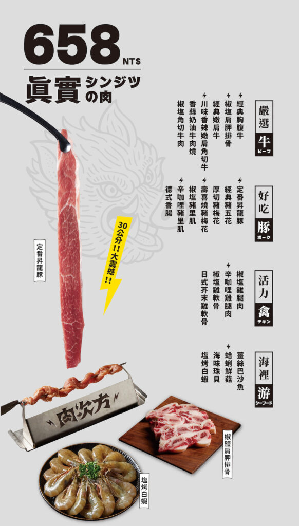 肉次方菜單